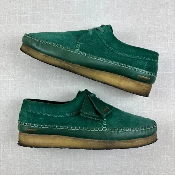 🍀 2018 Supreme x Clarks Weaver “Green” 11M - Picture 2 of 7